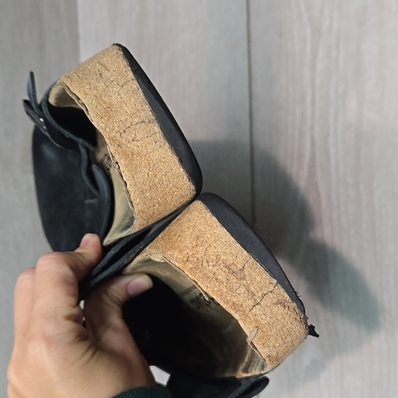 Betula By Birkenstock Women Suede Boston Mule clog shoes sz 40/9 Narrow - Picture 6 of 14
